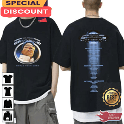 World Tour 2023 2 Side Reggaeton Vintage Tee Shirt, Gift For Fan, Music Tour Shirt