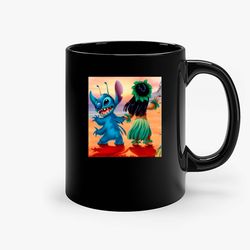 Lilo And Stitch Cartoon Ceramic Mugs, Funny Mug, Gift for Him, Gift for Mom, Best Friend gift