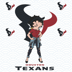 Betty Boop Houston Texans Svg, Sport Svg, Houston Texans Football Team Svg