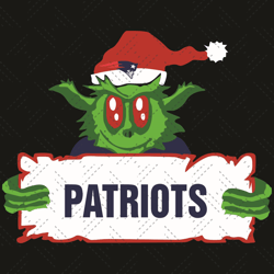 Grinch New England Patriots Svg, Sport Svg, Grinch Svg