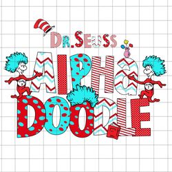5 Doodle Alphabet PNG, Font PNG, Cat In The Hat Png
