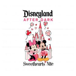 Disneyland After Dark Mickey Minnie PNG, Trending Digital File