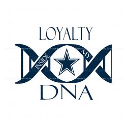 Loyalty Inside My DNA Dallas Cowboys SVG, Trending Digital File