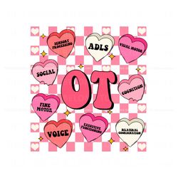 OT Occupational Therapist Valentines Day SVG, Trending Digital File