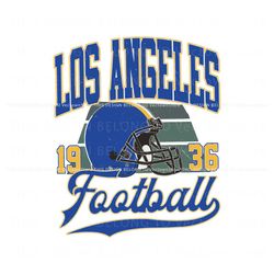 Retro Los Angeles NFL Football 1936 SVG, Trending Digital File