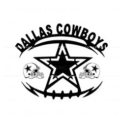 Star Dallas Cowboys Football Svg Digital Download, Trending Digital File