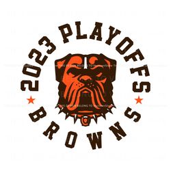 Cleveland Browns Football 2023 Playoffs SVG, Trending Digital File