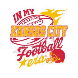 Retro In My Kansas Football Era SVG, Trending Digital File