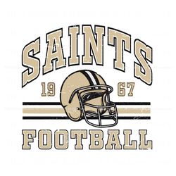 Saints Football 1967 Helmet SVG, Trending Digital File