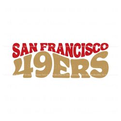 San Francisco 49ers Football Team SVG Digital Download, Trending Digital File