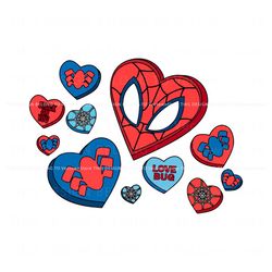 Valentine Heart Spiderman SVG, Trending Digital File