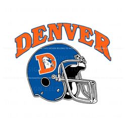 Vintage Denver Broncos Helmet Svg Digital Download, Trending Digital File