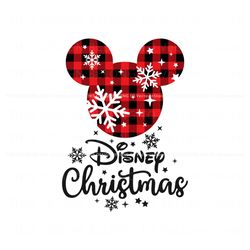 Disney Christmas Mouse Head SVG, Trending Design File