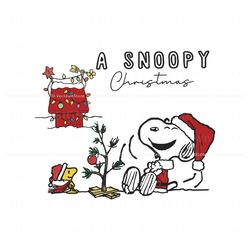 Funny A Snoopy Christmas SVG, Trending Design File