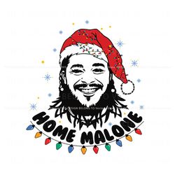Funny Christmas Home Malone SVG, Trending Design File