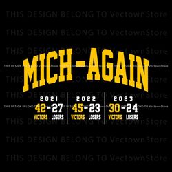 Michigan Wolverines Football Again Svg Digital Download, Trending Design File