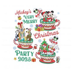 Mickeys Very Merry Christmas Party 2023 PNG, Trending Design File