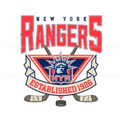 New York Rangers Hockey 1926 SVG, Trending Design File