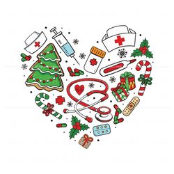 NICU Pediatric Christmas Nurse SVG, Trending Design File