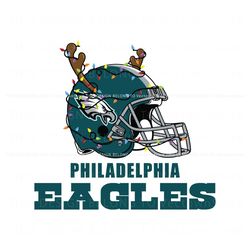 Philadelphia Eagles Helmet Deer Antlers Svg Digital Download, Trending Design File
