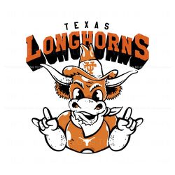 Texas Longhorns NCAA Svg Cricut Digital Download, Trending Design File