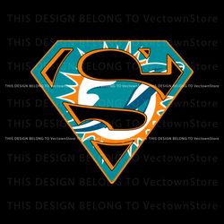 The Miami Dolphins Superman Logo Svg, Trending Design File