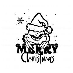 Vintage Grinch Merry Christmas SVG, Trending Design File