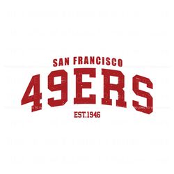 Vintage San Francisco 49ers Est 1946 SVG, Trending Design File