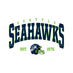 Vintage Seattle Seahawks 1976 Football SVG, Trending Design File