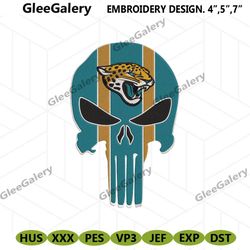 NFL Jacksonville Jaguars Skull Logo Team Embroidery Design Download File