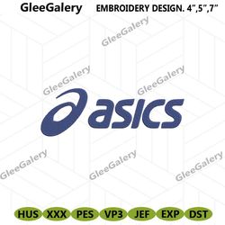 Asics Logo Embroidery Design File Instant Download