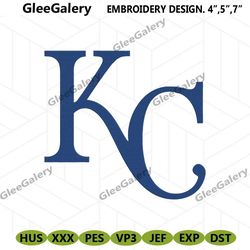 Kansas City Royals logo MLB Embroidery Design