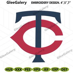 Minnesota Twins logo MLB Embroidery Design