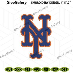 New York Mets logo MLB Embroidery Design