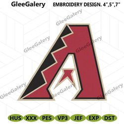 Diamondbacks logo MLB Embroidery Design
