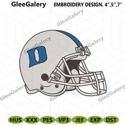 Duke Blue Devils Football Helmet Logo Machine Embroidery