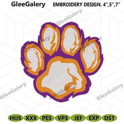 Clemson Tigers Embroidery Files, NCAA Embroidery Files, Clemson Tigers File