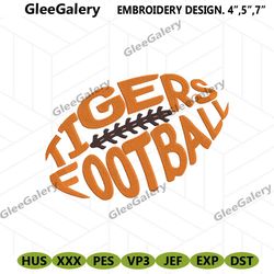Clemson Tigers Football Machine Embroidery Files, Clemson Tigers Embroidery