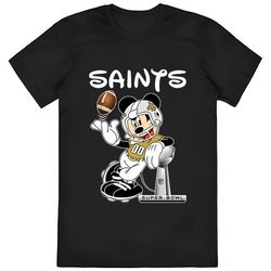 Disney Mickey Mouse New Orleans Saints Super Bowl Shirt