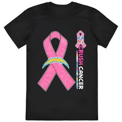 NFL Los Angeles Chargers Crush Cancer T-Shirt