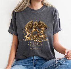 queen adam lambert the rhapsody tour 2023 t-shirt, queen rock band tour 2023 shirt