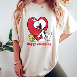 Happy Valentine Snoopy Shirt, Gift For Her, Gifts For Him