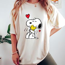 Peanuts Valentine Snoopy And Woodstock Lots Of Love T-shirt, Gift For Her, Gifts For Him