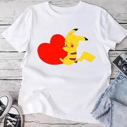 Pokemon With Heart GO Get Valentine Pokemon Valentine T-Shirt, Gift For Her, Gifts For Him