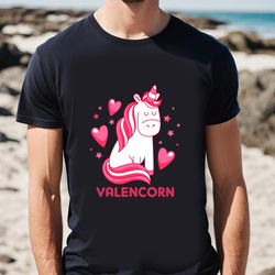 Valentine Unicorn T-Shirt, Gift For Her, Gifts For Him
