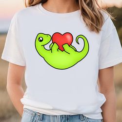 Valentines Day Gift Cute Winged Llama With Hearts Around T-Shirt, Gift For Her, Gifts For Him