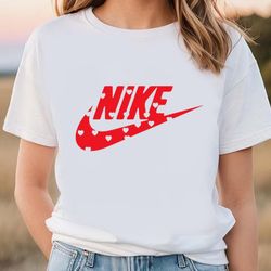 Valentines Swoosh Shirt, Nike Valentines Day T-shirt, Gift For Her, Gifts For Him