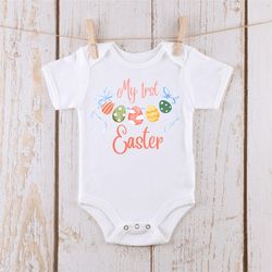 easter baby shirt, eggs peach baby shirt, kids tshirt, baby bodysuit, long sleeve bodysuit