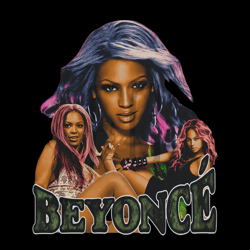 BEYONCE Singer Png Beyonce Bootleg Vintage Png