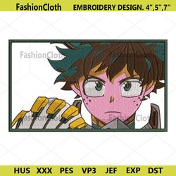 Izuku Midoria Box Embroidery Design Download File